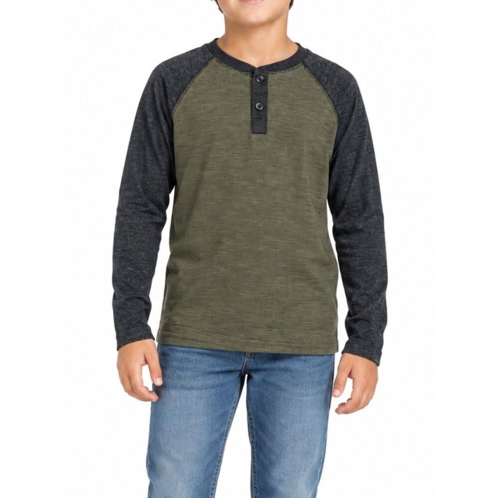 Arizona Jean Co. Long Sleeve Henley Shirt | Size M (5)